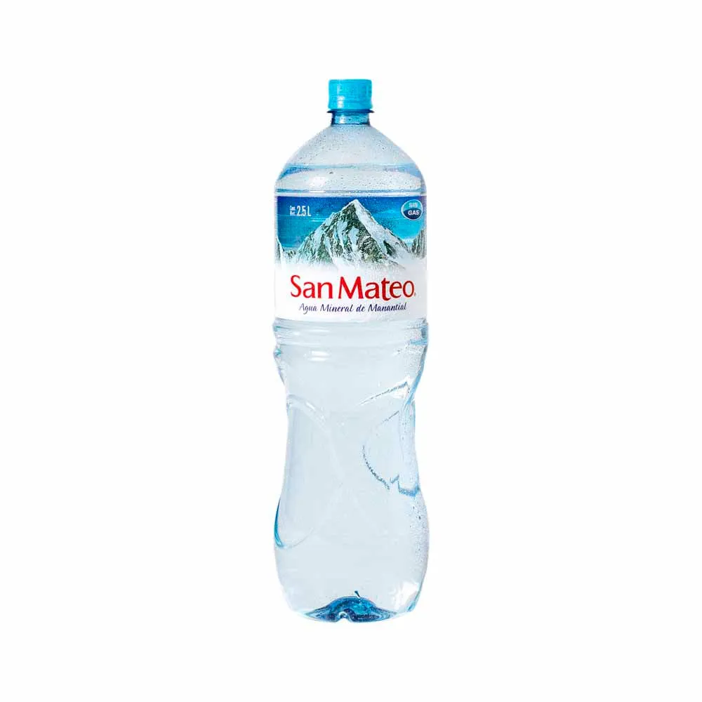 Agua San Mateo sin gas 2.5L