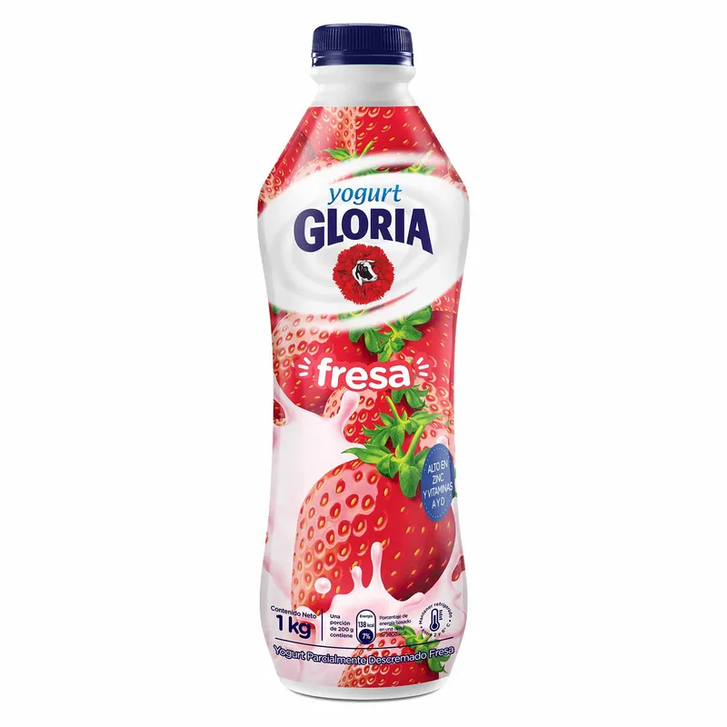 Yogurt Gloria Fresa 1kg