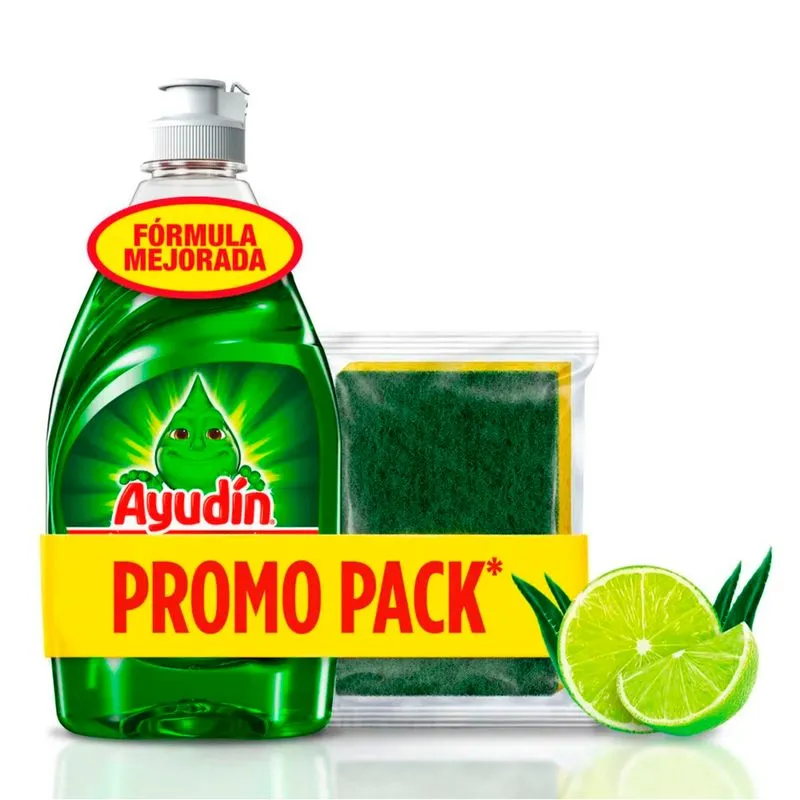 Lava Vajillas Ayudín Limón 400g
