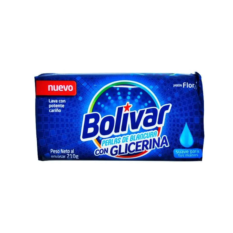 Jabón Bolívar Glicerina 100g